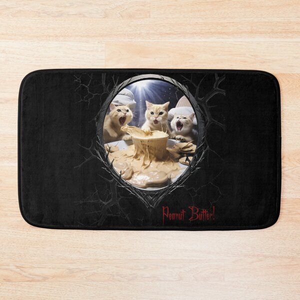 Item preview, Cats & Kittens Making A Huge Peanut Butter Mess designed and sold by FatCatStudios.