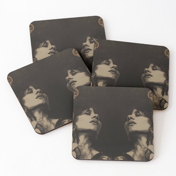 Item preview, art deco art nouveau black gold lilies designed and sold by danachblog.