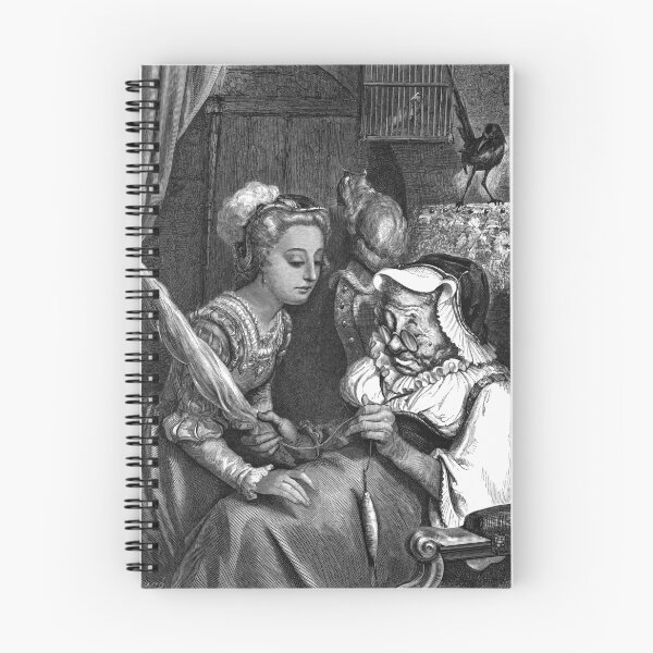 Item preview, The Princess and the Spindle - Gustave Dore designed and sold by forgottenbeauty.