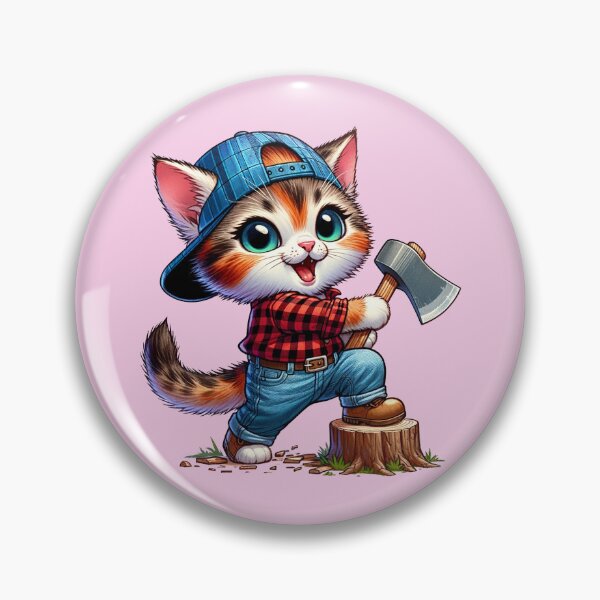 Item preview, Lumberjack Kitten designed and sold by Alphaproject.