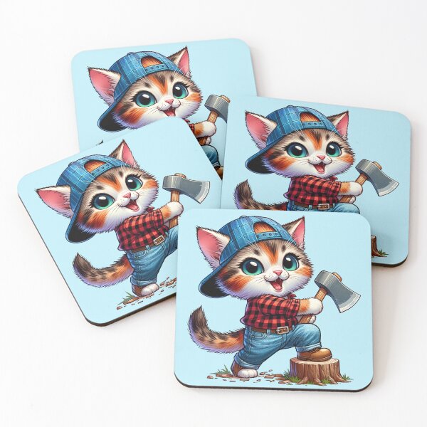 Item preview, Lumberjack Kitten designed and sold by Alphaproject.