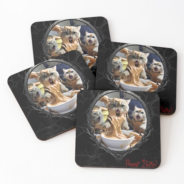 Item preview, Cats & Kittens Making A Huge Peanut Butter Mess designed and sold by FatCatStudios.
