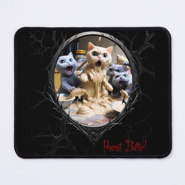 Item preview, Cats & Kittens Making A Huge Peanut Butter Mess designed and sold by FatCatStudios.