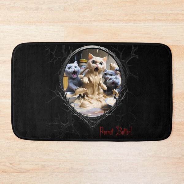 Item preview, Cats & Kittens Making A Huge Peanut Butter Mess designed and sold by FatCatStudios.