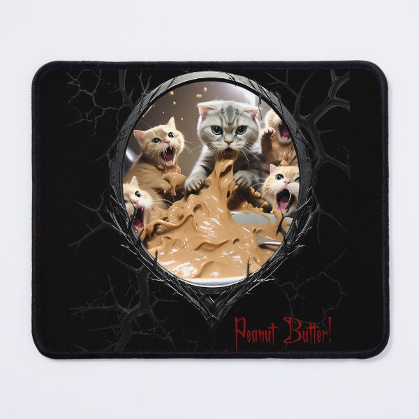 Item preview, Cats & Kittens Making A Huge Peanut Butter Mess designed and sold by FatCatStudios.