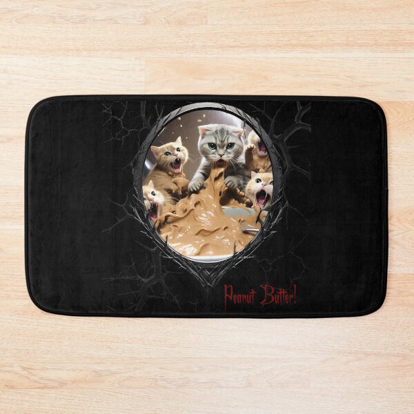 Item preview, Cats & Kittens Making A Huge Peanut Butter Mess designed and sold by FatCatStudios.