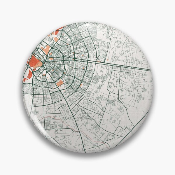 Item preview, Benghazi City Map of Libya  - Bohemian designed and sold by deMAP.
