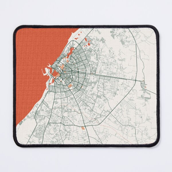 Item preview, Benghazi City Map of Libya - Bohemian designed and sold by deMAP.