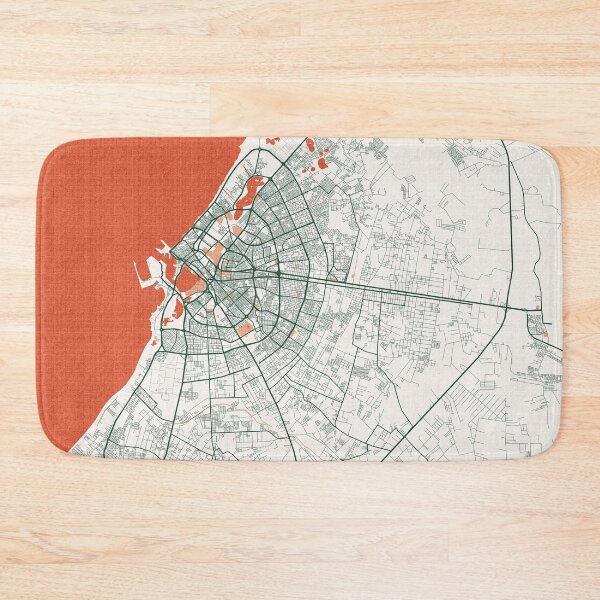 Item preview, Benghazi City Map of Libya  - Bohemian designed and sold by deMAP.
