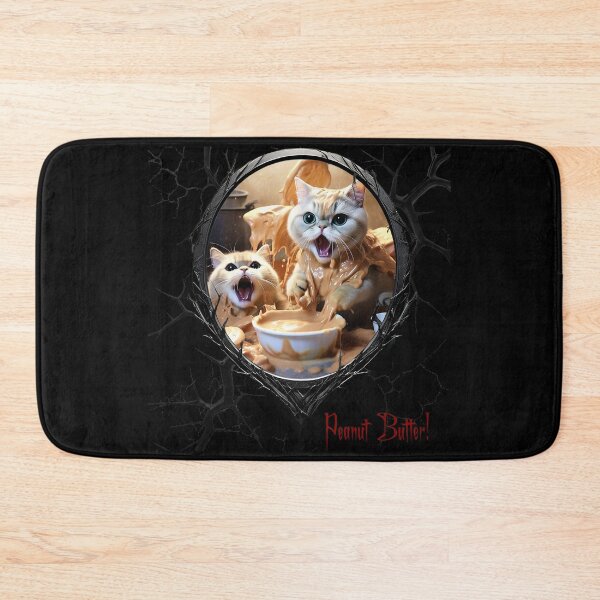 Item preview, Cats & Kittens Making A Huge Peanut Butter Mess designed and sold by FatCatStudios.