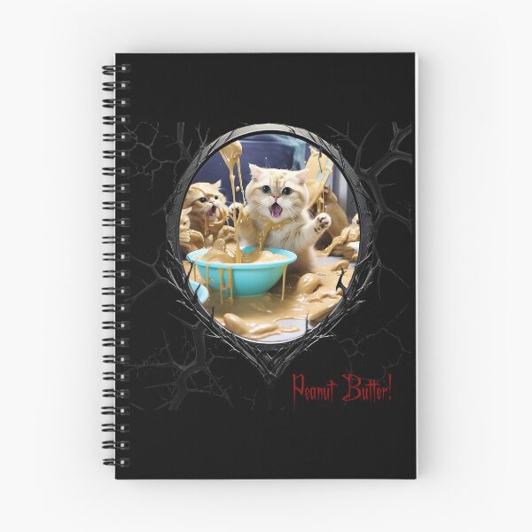 Item preview, Cats & Kittens Making A Huge Peanut Butter Mess designed and sold by FatCatStudios.