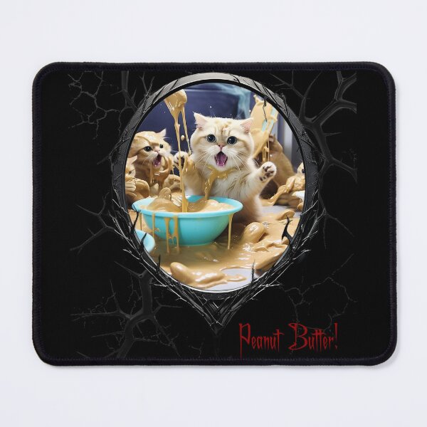 Item preview, Cats & Kittens Making A Huge Peanut Butter Mess designed and sold by FatCatStudios.
