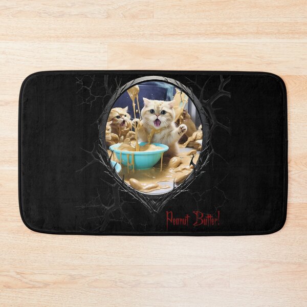 Item preview, Cats & Kittens Making A Huge Peanut Butter Mess designed and sold by FatCatStudios.