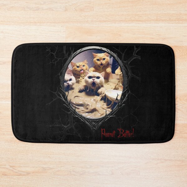 Item preview, Cats & Kittens Making A Huge Peanut Butter Mess designed and sold by FatCatStudios.