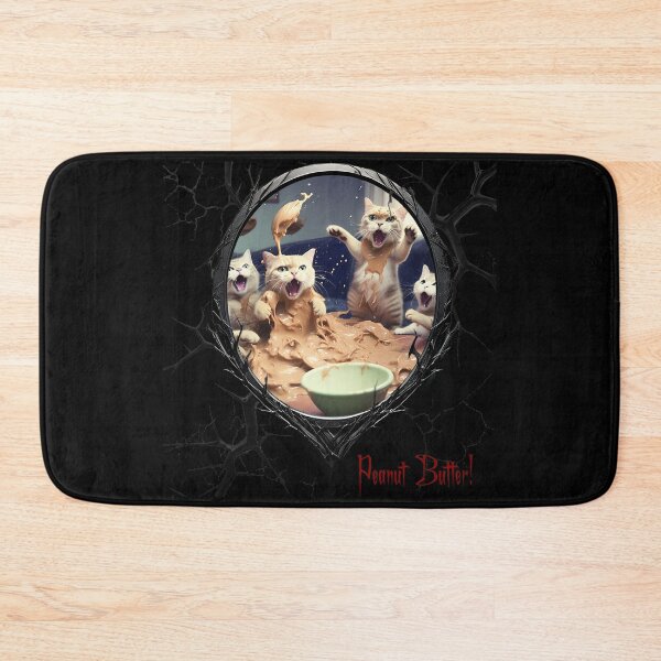 Item preview, Cats & Kittens Making A Huge Peanut Butter Mess designed and sold by FatCatStudios.