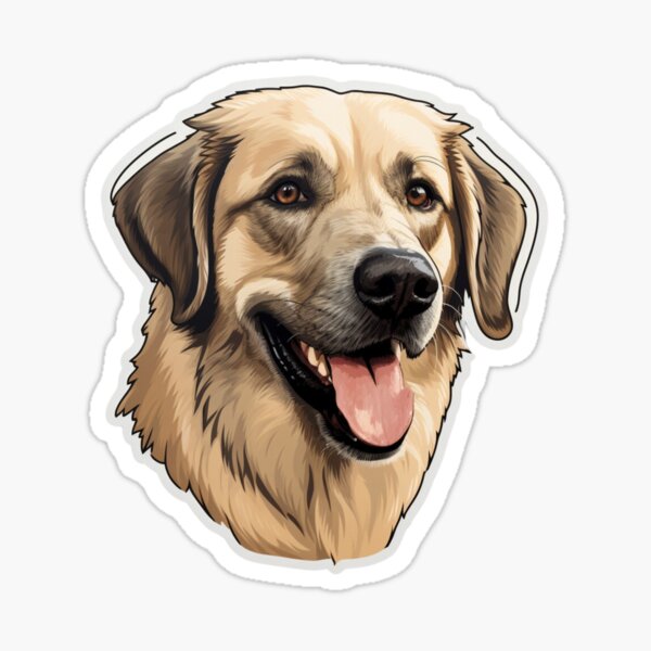 Artikel-Vorschau von Aufkleber für anatolischen Schäferhund / Kangal-Schäferhund-Welpe / süßer Kangal, designt und verkauft von SMARTKIT  DESIGNAGENCY.