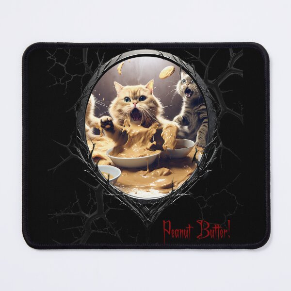 Item preview, Cats & Kittens Making A Huge Peanut Butter Mess designed and sold by FatCatStudios.