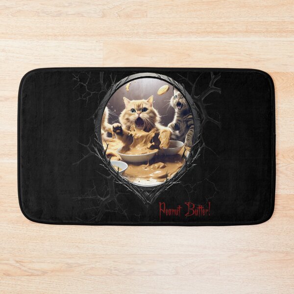 Item preview, Cats & Kittens Making A Huge Peanut Butter Mess designed and sold by FatCatStudios.