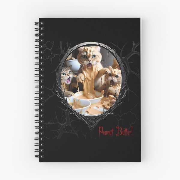 Item preview, Cats & Kittens Making A Huge Peanut Butter Mess designed and sold by FatCatStudios.