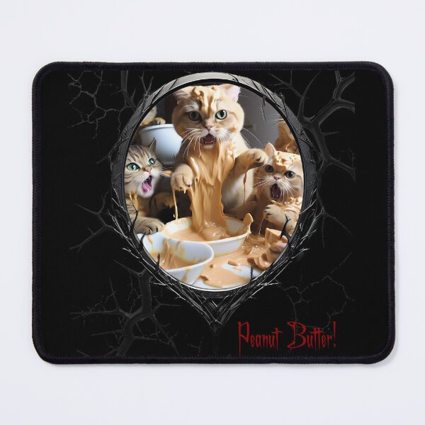 Item preview, Cats & Kittens Making A Huge Peanut Butter Mess designed and sold by FatCatStudios.