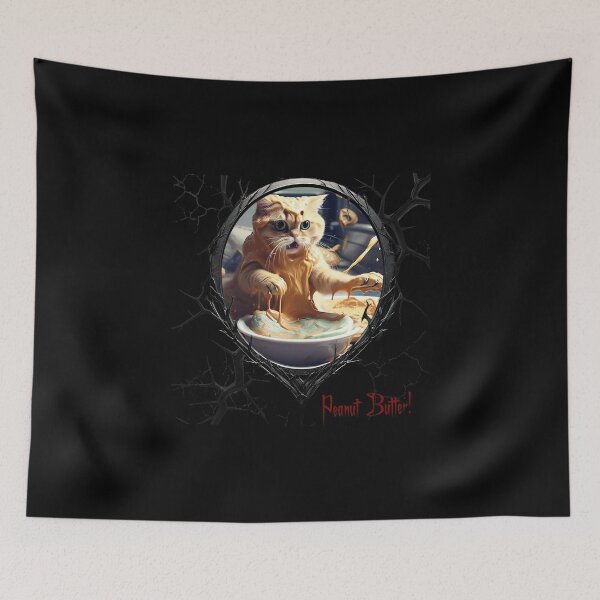 Item preview, Cats & Kittens Making A Huge Peanut Butter Mess designed and sold by FatCatStudios.