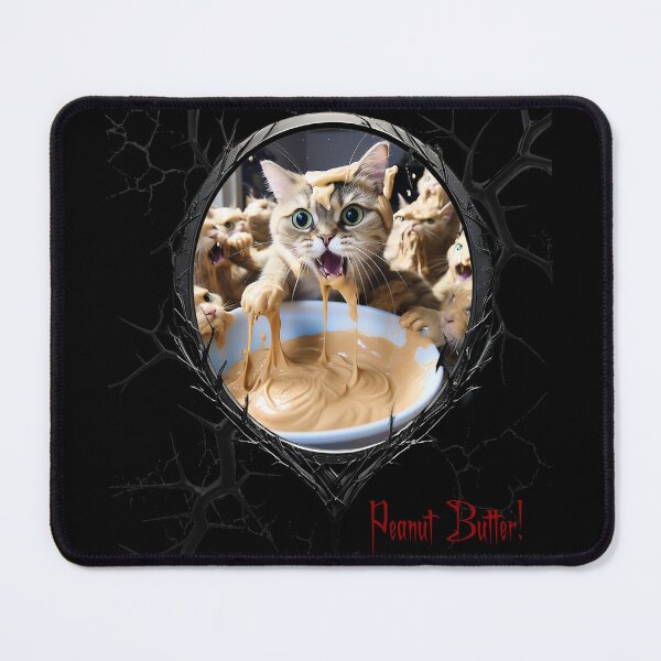 Item preview, Cats & Kittens Making A Huge Peanut Butter Mess designed and sold by FatCatStudios.