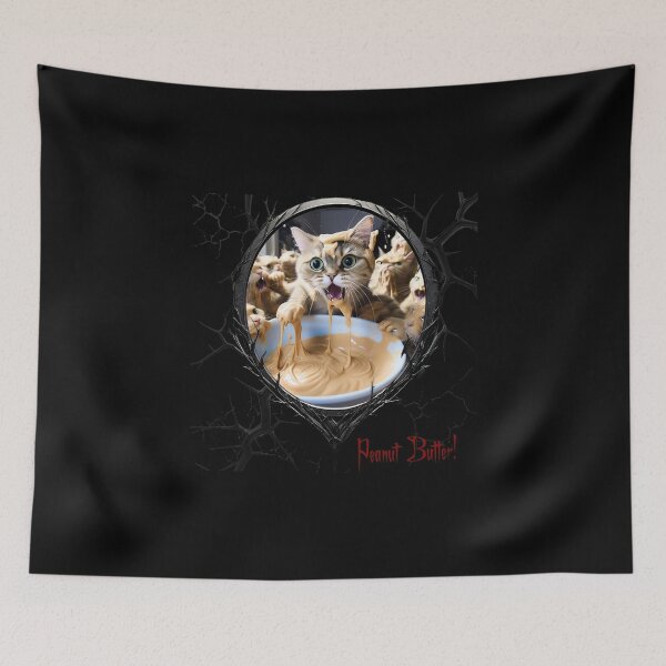 Item preview, Cats & Kittens Making A Huge Peanut Butter Mess designed and sold by FatCatStudios.