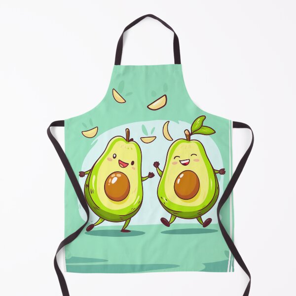 Item preview, Happy Dancing Avocados Kawaii Style designed and sold by KatanaCreative.