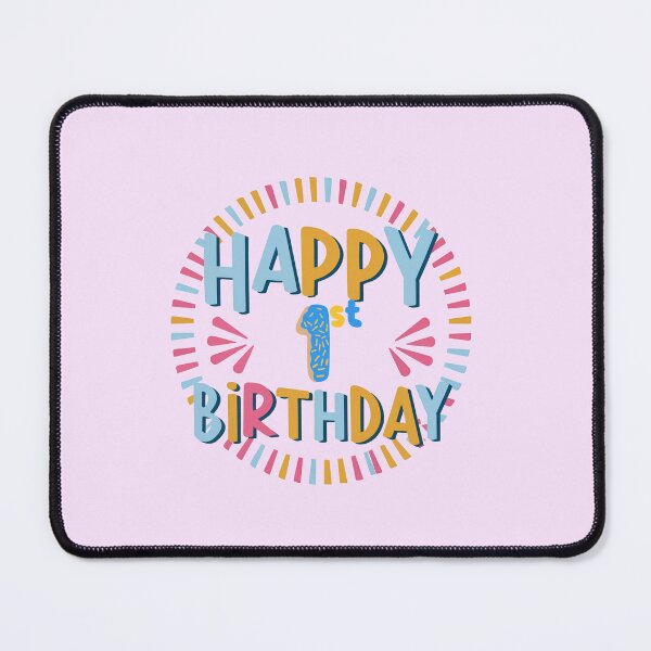 Item preview, Happy 1st Birthday designed and sold by theartcreatore.