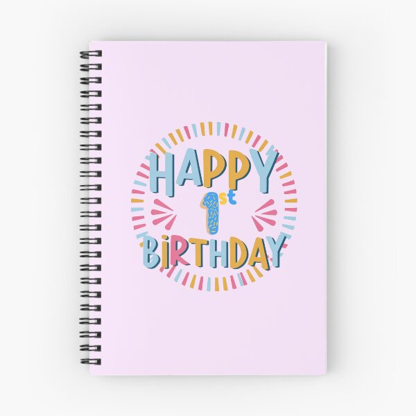 Item preview, Happy 1st Birthday designed and sold by theartcreatore.