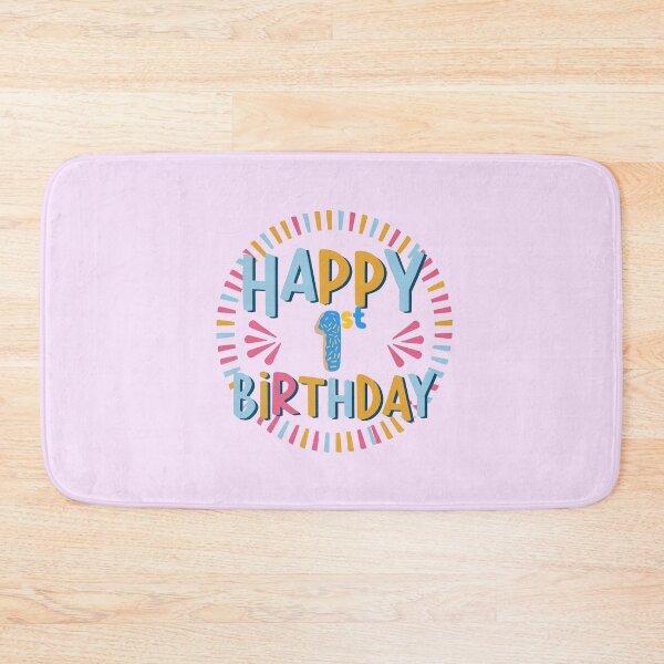Item preview, Happy 1st Birthday designed and sold by theartcreatore.