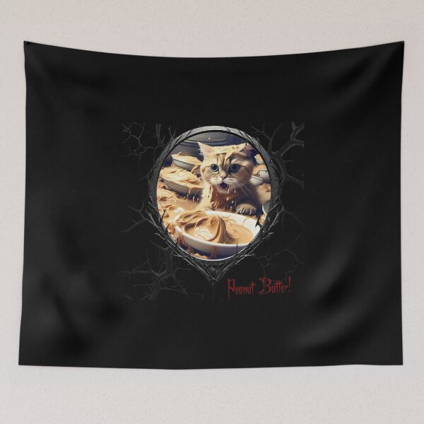 Item preview, Cats & Kittens Making A Huge Peanut Butter Mess designed and sold by FatCatStudios.