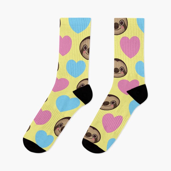 Item preview, Cute Sloth Pattern With Hearts designed and sold by LeizyShop.