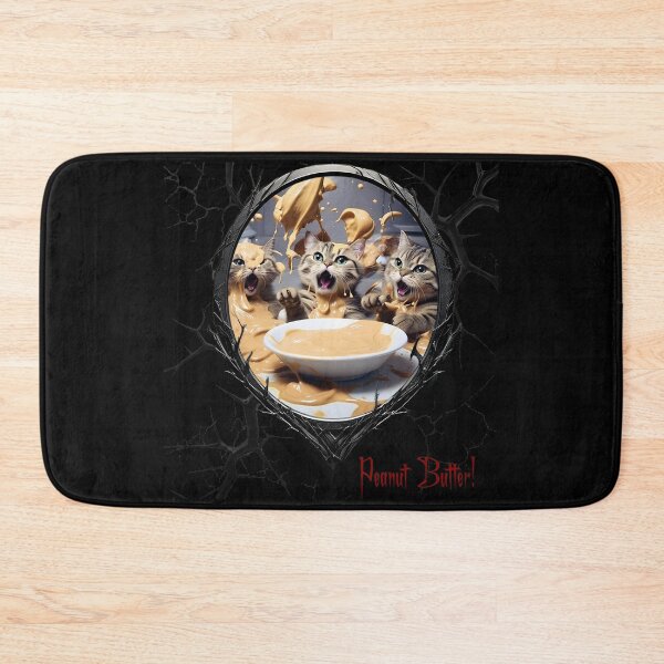 Item preview, Cats & Kittens Making A Huge Peanut Butter Mess designed and sold by FatCatStudios.