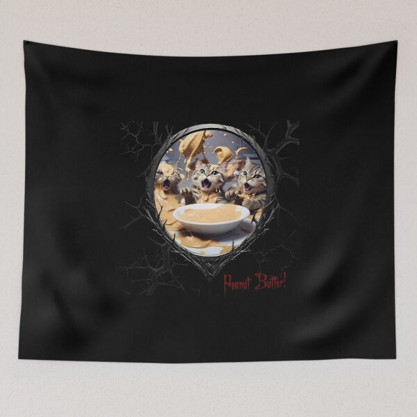 Item preview, Cats & Kittens Making A Huge Peanut Butter Mess designed and sold by FatCatStudios.