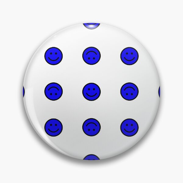 Item preview, Blue Smiley Face designed and sold by PeelZinc.