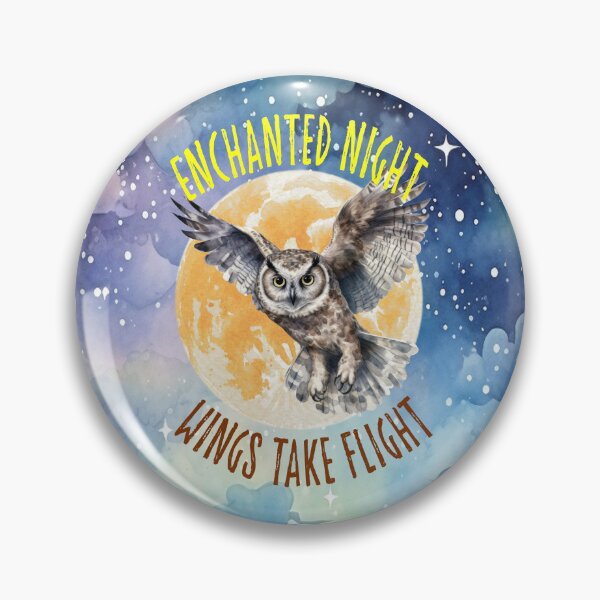 Item preview, Wings Take Flight Enchanted Owl: A Radiant Tapestry of Wisdom designed and sold by MysticOzzy.
