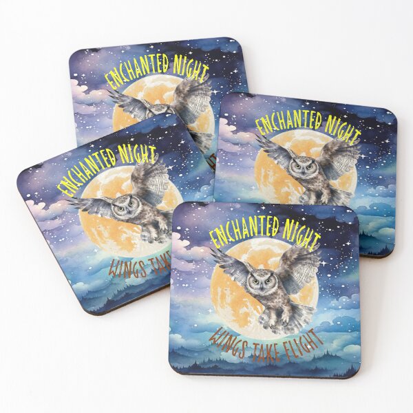 Item preview, Wings Take Flight Enchanted Owl: A Radiant Tapestry of Wisdom designed and sold by MysticOzzy.