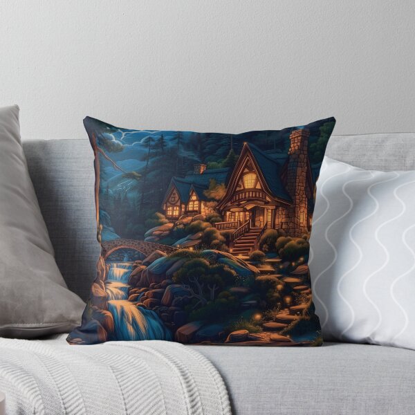 Item preview, Elven Abode - Vintage Poster - Fantasy designed and sold by Fenay Designs.