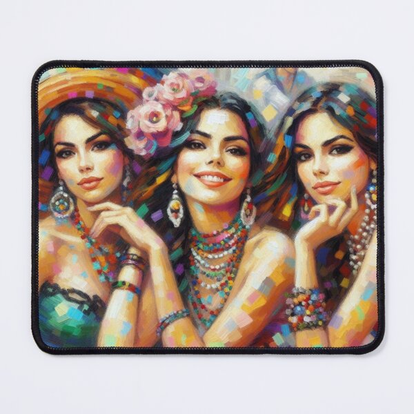 Item preview, Three young ladies designed and sold by Dominika Farkašová.