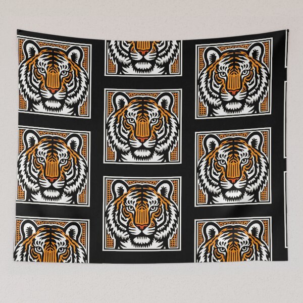 Item preview, Tiger pop art designed and sold by FunnehGacha.