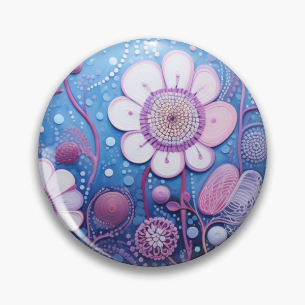Item preview, Aboriginal Inspired Dot Art -  Flowers Gathering designed and sold by GrinGalore.