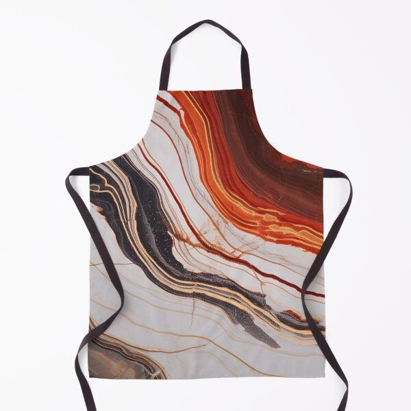 Artikelvorschau, Abstrakter Achat Steingrau Beige Orange Ocker Schwarz entworfen und verkauft von fluffstuffgifts.