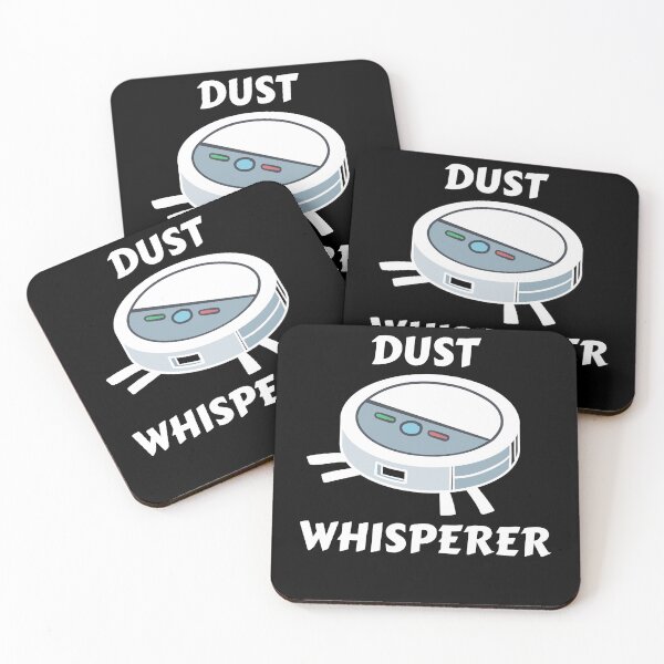 Item preview, Dust Whisperer Robot Vacuum Cleaner designed and sold by MooonTees.