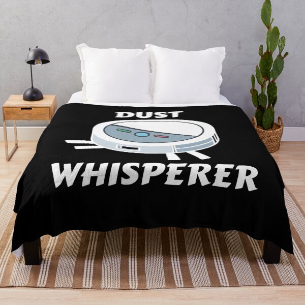 Item preview, Dust Whisperer Robot Vacuum Cleaner designed and sold by MooonTees.