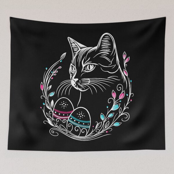 Item preview, Cat Easter Easter eggs Easter Cat designed and sold by Christine Krahl.