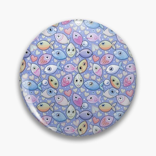 Item preview, Seamless pattern of fish and leaves designed and sold by fotoryum.