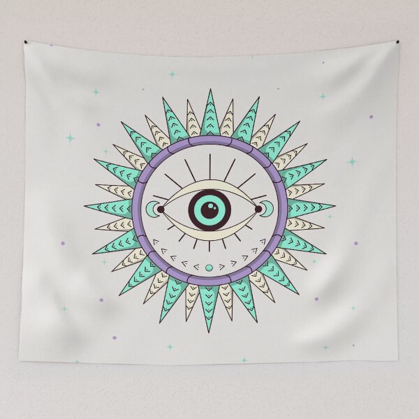 Item preview, Sun Eye | Tribal Tattoo Style | Fashion Pattern designed and sold by monkeybusiness.pt.