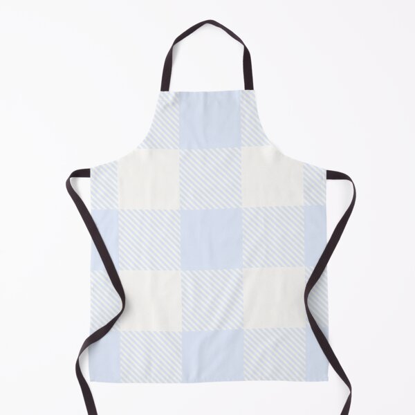 Item preview, White and Light Blue Gingham - Square Pattern designed and sold by SPRUCIA.