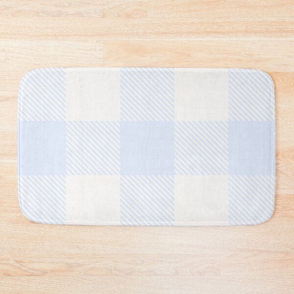 Item preview, White and Light Blue Gingham - Square Pattern designed and sold by SPRUCIA.